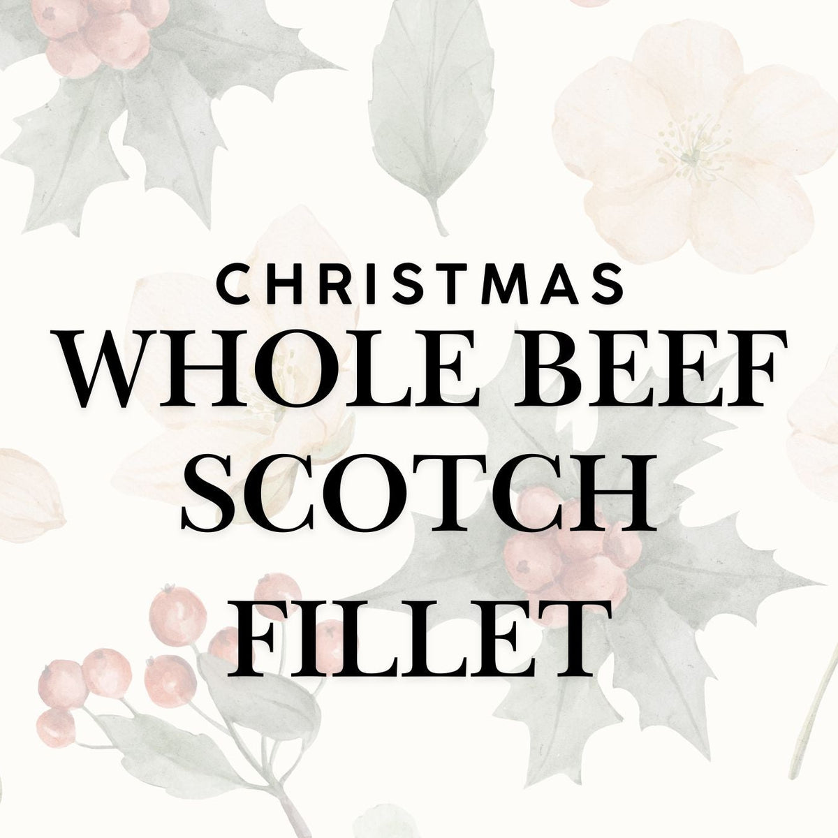 Whole Scotch Fillet *Preorder