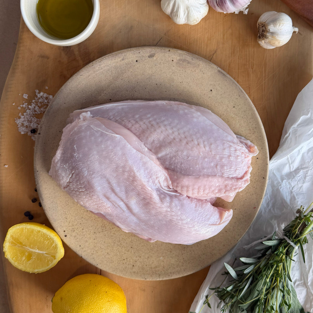 Chicken Breast - Skin On - 400-500g