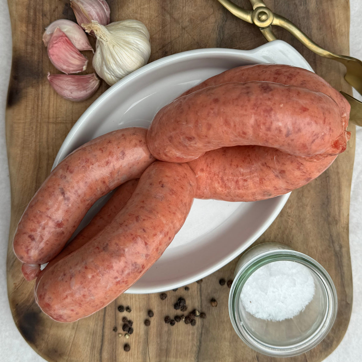 Chilli and Garlic Sausages (GF & Preservative Free) x 6
