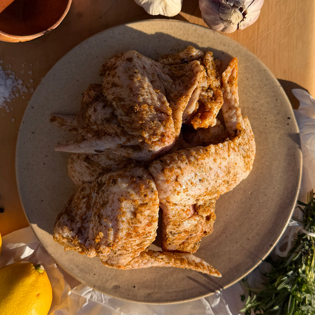 Tuscan Chicken Wings x 6