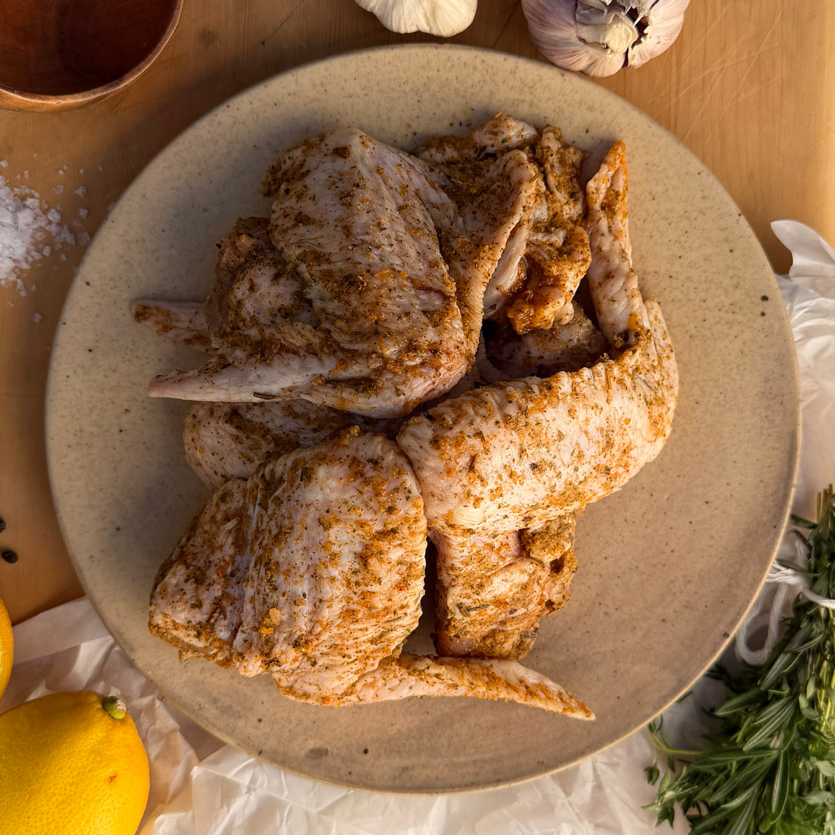 Tuscan Chicken Wings x 6